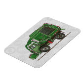 Cute Garbage Truck Trash Truck Magneet (Linkerzijde)
