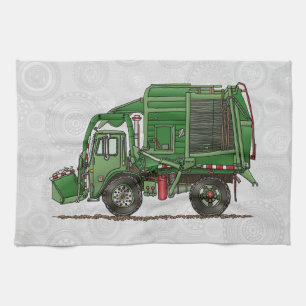 Cute Garbage Truck Trash Truck Theedoek