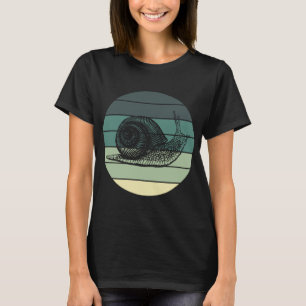 Cute Garden Animal Retro Slak T-shirt