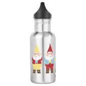 Cute Garden Gnomes Personalized Waterfles (Links)