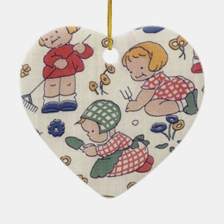 Cute  Gardening Heart Keramisch Ornament