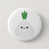 Cute Garlic Ronde Button 5,7 Cm (Voorkant)
