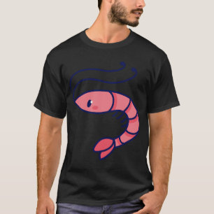 Cute Garnalen – Kawaii Oceaan Illustratie T-shirt