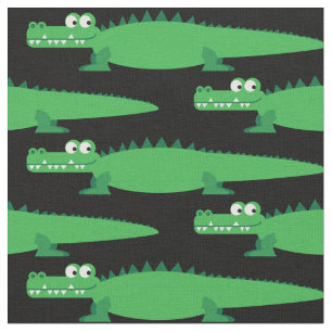 Cute Gators Kinder Alligator Crocodile Cartoon Stof