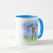 Cute Gay Couple Raad wat Mok (Voorkant rechts)