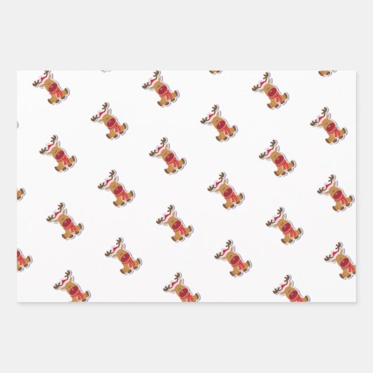 Cute Gazelle Inpakpapier Vel (Voorkant)