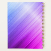 Cute geborsteld paars faux planner (Achterkant)