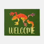 Cute gecko lizard Welkom mat (Voorkant)