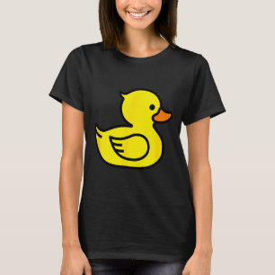 Cute Gele Eend Cartoon Nieuwigheid Grafische T-shi T-shirt
