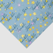 Cute Gender Neutral Twinkle Twinkle Little Star Tissuepapier (Detail)