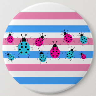 Cute Gender onthult ideeën. Ronde Button 6,0 Cm
