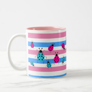 Cute Gender onthult ideeën. Tweekleurige Koffiemok