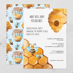 Cute Gender onthult wat Baby Baby shower zal worde Kaart