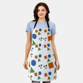 Cute Geometric Shapes Pattern in Soft Pastels Schort (Gedragen)