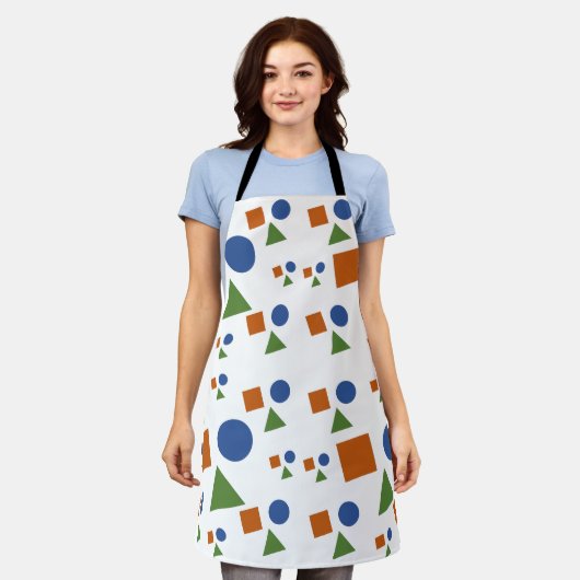 Cute Geometric Shapes Pattern in Soft Pastels Schort (Gedragen)