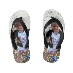 Cute Gepersonaliseerd fotoontwerp Kinder Teenslippers