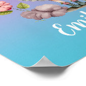 Cute gepersonaliseerde fee poster afdruk (Hoek)