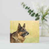 Cute German Shepherd Briefkaart (Staand voorkant)