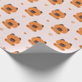 Cute German Shepherd Cadeaupapier (Hoek)
