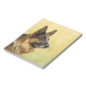 Cute German Shepherd Notitieblok (Gedraaid)