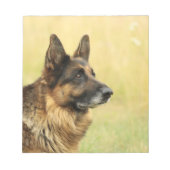 Cute German Shepherd Notitieblok (Voorkant)