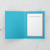 Cute get well soon elephant add message kaart (Binnen)