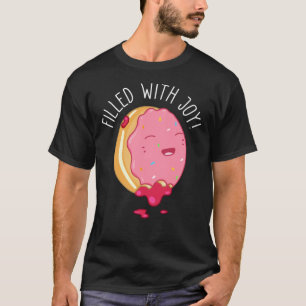 Cute gevuld met Joy Happy Jelly Donut Doughnut Lo T-shirt