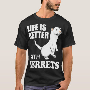 Cute Gezegde Ferret Lover Funny Rodent Pullover