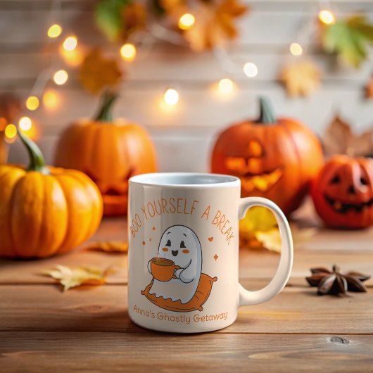 Cute Ghoarly Café Break Mug