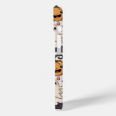 Cute Ghost and Pumpkin Halloween Pattern Case-Mate iPhone Case (Achterkant / Links)