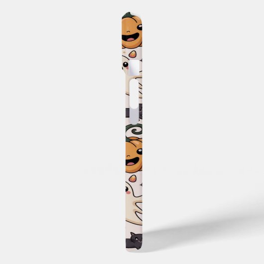 Cute Ghost and Pumpkin Halloween Pattern Case-Mate iPhone Case (Achterkant / Links)