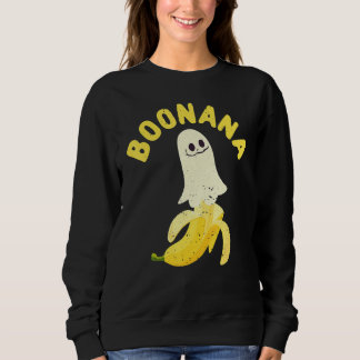 Cute Ghost Banana Halloween Costume Spooky Scary B Trui