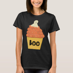 Cute Ghost Boo Halloween Cupcake Kostuum Feestje T-shirt