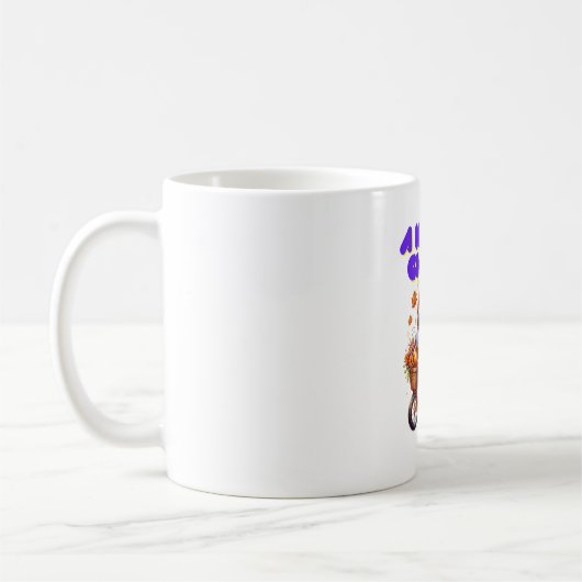 Cute Ghost Boo Milk Thé Halloween Mug (Gauche)