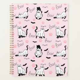 Cute Ghost Cats Halloween Planner
