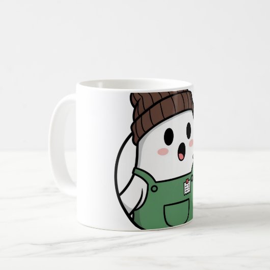 Cute Ghost Coffee Mug (Devant gauche)