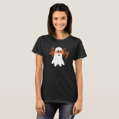 Cute Ghost Gezegde Boo Ghost Spooky Halloween T-shirt (Voorkant volledig)