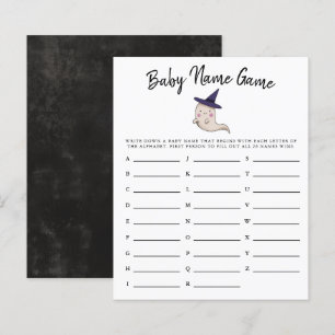 Cute Ghost Girl Name Shower Game
