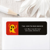 Cute Ghost Halloween Etiket (Insitu)