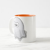 Cute Ghost Halloween Mok (Voorkant links)