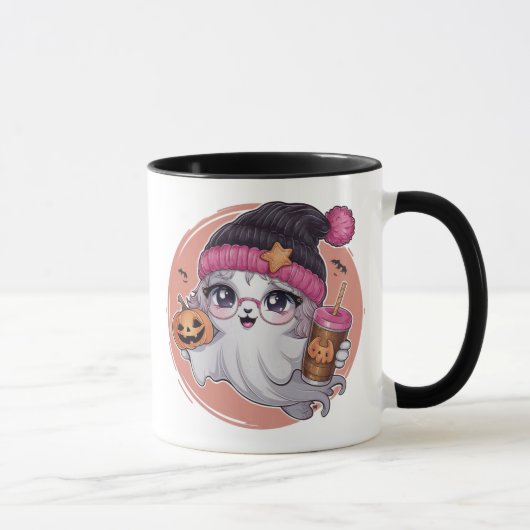 Cute Ghost Halloween Mugs (Droite)