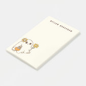 Cute Ghost Halloween Post-it® Notes (Schuin)