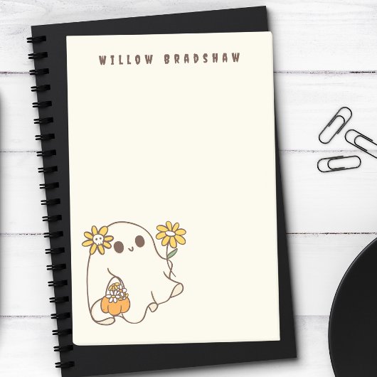 Cute Ghost Halloween Post-it® Notes