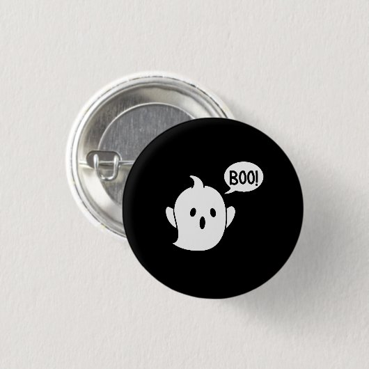 Cute Ghost Halloween Ronde Button 3,2 Cm (Voorkant /achterkant)