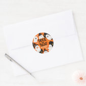 Cute Ghost Halloween Ronde Sticker (Envelop)