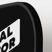 Cute Ghost Hunter Personalized Birthday Gag Pickleball Paddle (Links Detail)