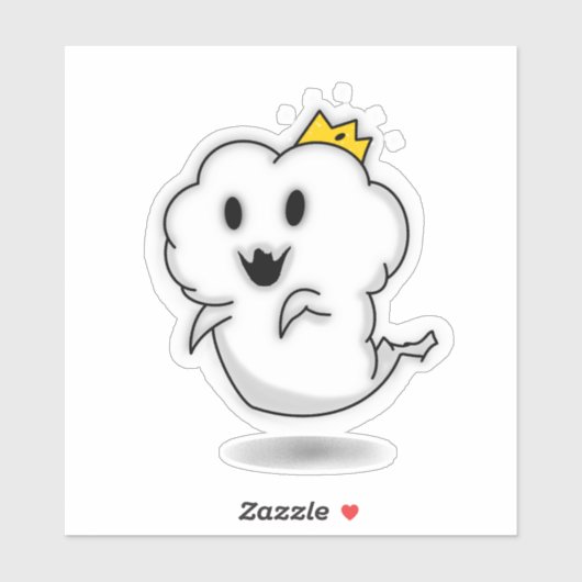 Cute Ghost King Sticker  (Vel)