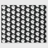 Cute Ghost Pattern Cadeaupapier (Vlak)