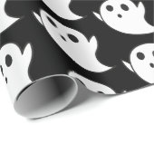 Cute Ghost Pattern Cadeaupapier (Rol Hoek)