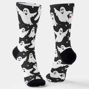 Cute Ghost Pattern Sokken